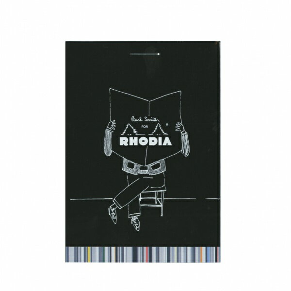 【Rhodia／ロディア】限定品 ブロック NO.11 ポールスミス マン・リーディング【ブラック】