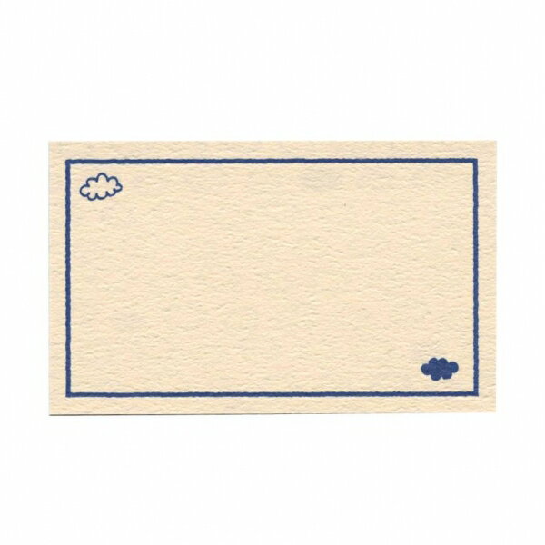 【リュリュ】 メッセージカード 名刺サイズ【雲】　COM-03　【あす楽対応】...:kdmbz:10068154