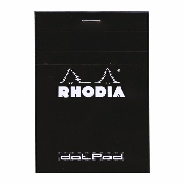 【Rhodia／ロディア】ブロック ドットパッド No.12【ブラック】　cf12559