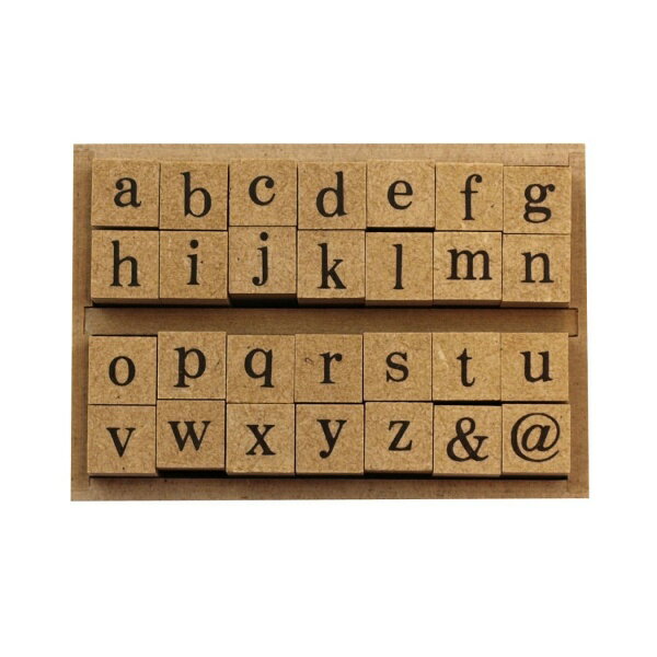 【アメリカンアートクラブ】アルファベット スタンプセット小【小文字1】ALPHABET STAMP SET　ABS-03B　【あす楽対応】