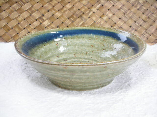 和食器小鉢・彩華織部はん点ブルーライン45小鉢