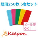 短冊250枚 5色セット (6個までメール便可能)七夕/たな...