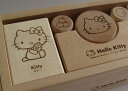 送料無料!オークヴィレッジ ハローキティグッズ「寄木の積木(ミニ)」【Oak Village・オークビレッジ】