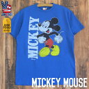 JUNK FOOD ジャンクフード / Mickey Mouse ミッキーマウス / メンズ Tシャツ 丸胴 ビンテージ仕上げ
