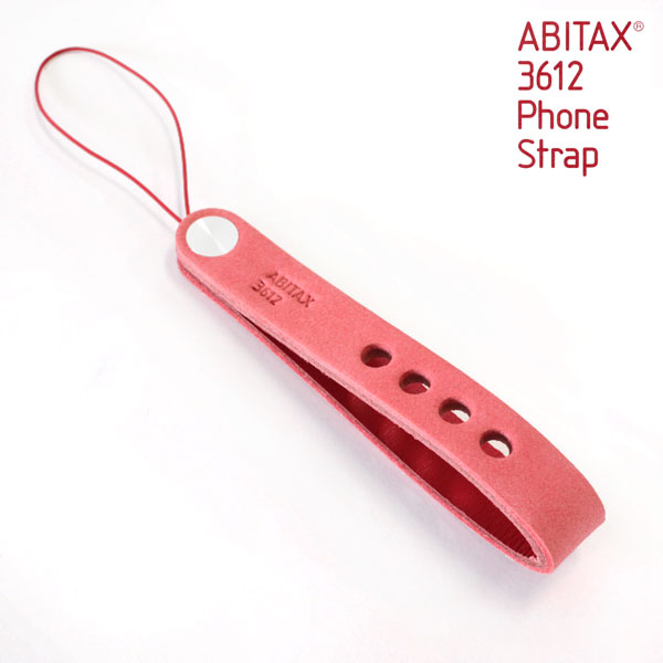 南青山ABITAX アビタックス 3612本革携帯ストラップ（CR/コーラル）【2sp_120706_b】