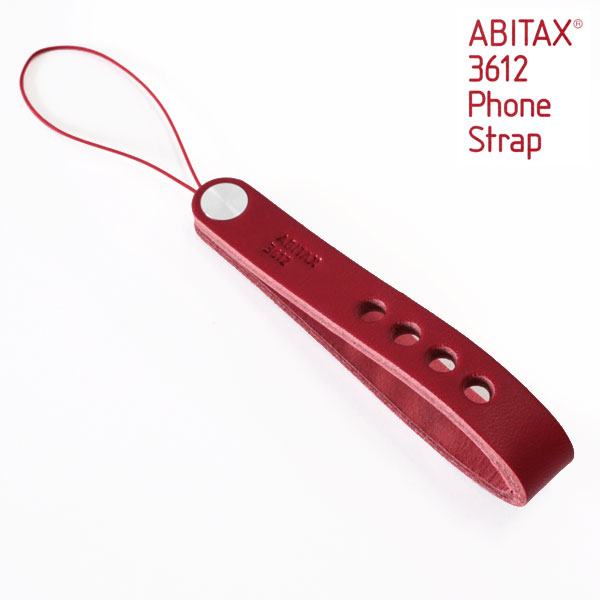 南青山ABITAX アビタックス 3612本革携帯ストラップ（RD/レッド）【2sp_120706_b】