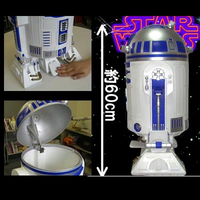 スターウォーズR2-D2ゴミ箱 R2D2 Wastebasket【soryouk】【送料無料】【2sp_120706_b】