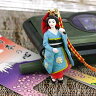 日本の心 浅草系ジャパン人形ストラップ（舞妓と傘）【バッグや財布にもGOOD】【クリスマスプレゼント】