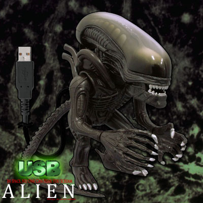 〔在庫アリ！〕 【送料350円！】 インナーマウス が飛び出し、口の中が赤く光る！ USB ALIEN ( USBエイリアン )0939【 25％OFF 】【 お中元 や お 誕生日 の ギフト にも☆】 