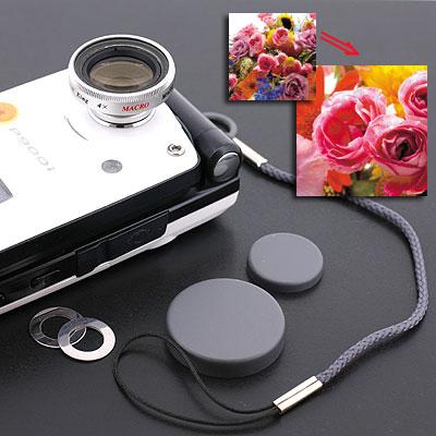 送料350円！★〔予約〕トダ精光カメラ付携帯電話用マグネット式コンバージョンレンズ接写4倍K-400【財布に優しいお試しセール】
