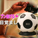 【在庫あり!&即納】投げてスッキリ!?痛快めざまし時計(サッカーボール)NSA-29【エンタメセール1217】