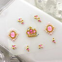 小粒のキラキラジュエリーデコ電シールRaRa Jewelry collection(クラウン)RAJ001