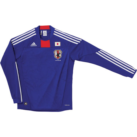 日本代表 2010 ホーム 長袖ユニフォーム　【adidas|アディダス】サッカー日本代表ウェアーkf329-p65756