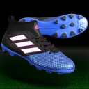 エース 17.3 プライムメッシュ HG コアブラック×ランニングホワイト 【adidas|アディダス】サッカースパイクba9818