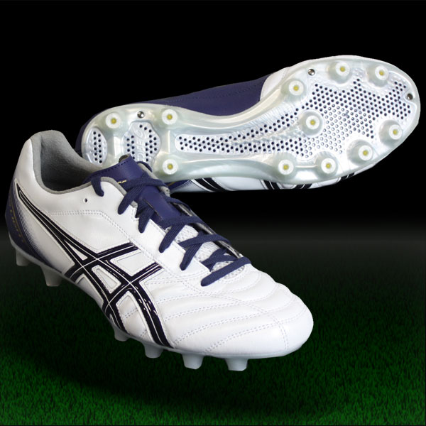 DSライト 2 wide パールホワイト×ネイビー 【asics|アシックス】サッカースパイクtsi744-0050 DSライト 2 wide パールホワイト×ネイビー 【asics|アシックス】サッカースパイクtsi744-0050