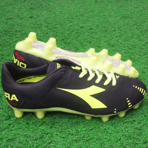 DD-EVOLUZIONE K BX14 J　ブラック×イエローフルオ　【diadora|ディアドラ】サッカースパイク156966-0004