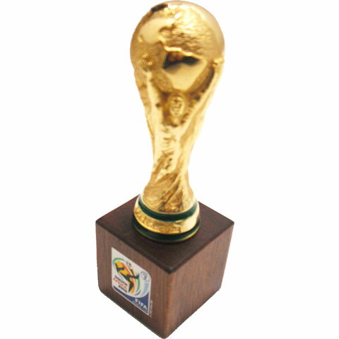 トロフィースタンド立体(木製台座)　2010 FIFA ワールドカップ オフィシャルライセンスグッズwrt08-0006