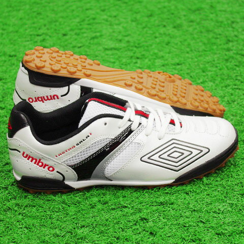 サラ ブリストル ターフ　ホワイト×ブラック×シルバー　【UMBRO|アンブロ】屋外用フットサルシューズuts4281wbs