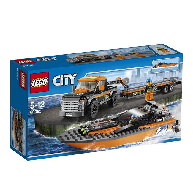 レゴ シティ パワーボートと4WDキャリアー 60085【新品】 LEGO　知育玩具 【宅…...:kenbill:10025817