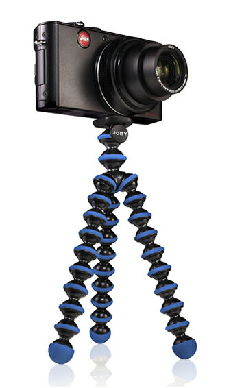 【即配】JOBY(ジョビー)ゴリラポッド(gorillapod)【ブルー】【アウトレット】【あす楽対応】【10Aug12P】【10P_0816】手すりなどに巻きつけて使うおもしろい三脚です。