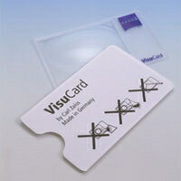 【即配】Carl Zeiss(カールツアイス) カールツァイス　ルーペ VisuCard カード型ルーペ【あす楽対応】【10Aug12P】【10P_0816】【ポイント10倍】8/29(水)9:59まで 携帯に便利なカード型ルーペ