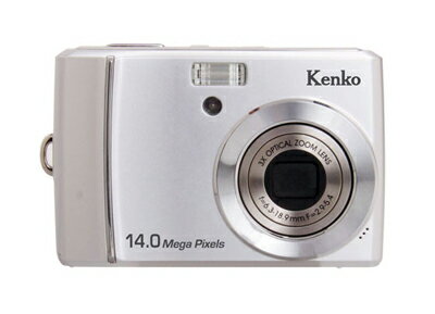 【即配】KENKO(ケンコー) 1400万画素デジタルカメラ DSC1400Z ★はがき用紙55枚 & microSDHC4GB付★【送料無料】【10Aug12P】
