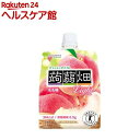 クラッシュタイプの蒟蒻畑ライト もも味(150g)【蒟蒻畑】