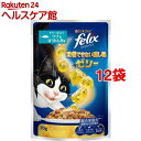 フィリックス 我慢できない隠し味ゼリー ゼリー仕立て ツナ&ほうれん草味(70g*12コセット)【フィリックス】