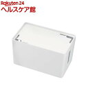 ケーブル&タップ収納ボックス Sサイズ ホワイト CB-BOXP1WN2(1コ入)