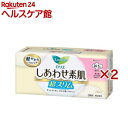 ロリエ エフ しあわせ素肌 超スリムふつうの日用羽つき(24コ入*2コセット)【ロリエ】
