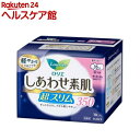 ロリエ エフ しあわせ素肌 超スリム 特に多い夜用 羽つき350(10コ入)【ロリエ】
