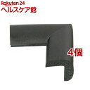 カーボーイ 安心クッションコーナー用 極細 ブラック(1コ入*4コセット)【カーボーイ】