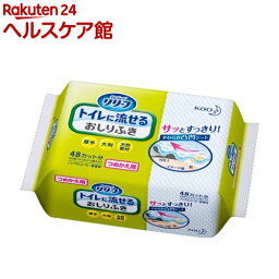 リリーフ トイレに<strong>流せる</strong><strong>おしり</strong>ふき つめかえ用(24枚入)【リリーフ】