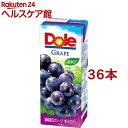 ドール グレープジュース100%(200mL*36本入)