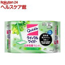 クイックルワイパー 立体吸着 ウエットシート シトラスハーブの香り(32枚入)【クイックルワイパー】