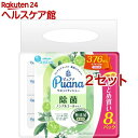 エリエール Puana(ピュアナ) ウエットティシュー 除菌 ノンアルコール つめかえ用(47枚*8個入*2セット)【エリエール】