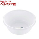 シンプルトーン 湯おけ ホワイト(1個入)