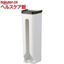 レジ袋ストッカー ブラウン 吸盤用補助シール付き 0097(...