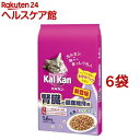 カルカン ドライ 腎臓の健康維持用 お魚ミックス まぐろとかつお味(1.6kg*6コセット)【カルカン(kal kan)】【送料無料】