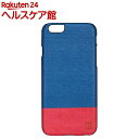 マンアンドウッド iPhone6 天然木ケース ミッドナイトフィーバー ブラック I4481i6(1コ入)【マン&ウッド(Man&Wood)】