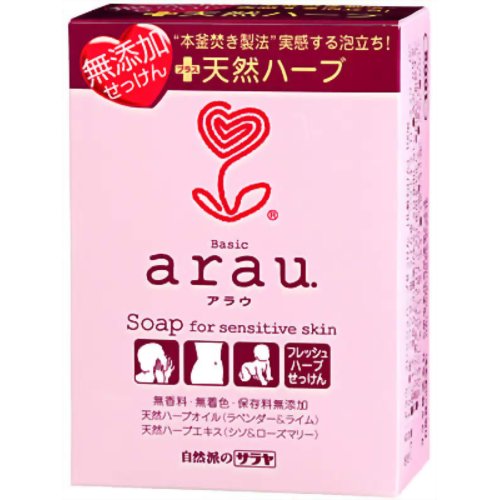 arau.(アラウ) フレッシュハーブせっけん 100g[サラヤ arau.(アラウ) 石鹸 石けん せっけん ケンコーコム]arau.(アラウ) フレッシュハーブせっけん 100g/arau.(アラウ)/石鹸/税込\1980以上送料無料