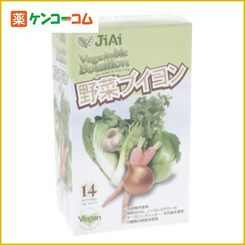 JiAi(ジアイ) 野菜ブイヨン 5g×14本[JiAi(ジアイ) スープの素(洋風だし) ケンコーコム]