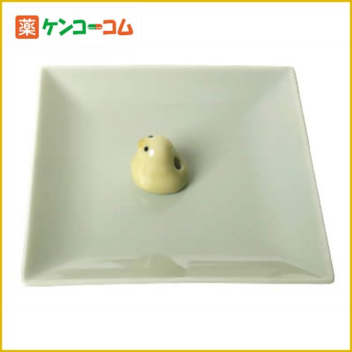 陶器香皿&ヒヨコ香立(ミントグリーン)