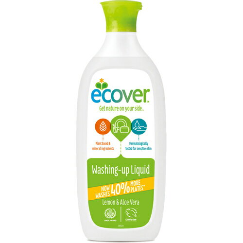 Ecover(エコベール) 食器用洗剤 レモン 500ml[Ecover(エコベール) 洗剤 食器用 ケンコーコム]