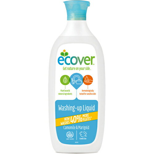 Ecover(エコベール) 食器用洗剤 カモミール 500ml[Ecover(エコベール) 洗剤 食器用 ケンコーコム]Ecover(エコベール) 食器用洗剤 カモミール 500ml/Ecover(エコベール)/洗剤 食器用/税込\1980以上送料無料