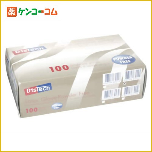 ディステック ラテックスグローブ パウダーフリー100枚 S D-1124B[ゴム手袋 介護用手袋 メディカル用手袋 ケンコーコム]