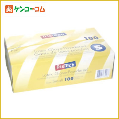 ディステック ラテックスグローブ パウダー付100枚 S D-1125B[ゴム手袋 介護用手袋 メディカル用手袋 ケンコーコム]