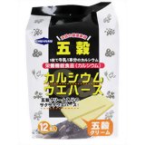 中薬カルシウムウエハース五穀クリーム 12枚入中薬カルシウムウエハース五穀クリーム 12枚入/カルシウムウエハース/ウエハース/税込\1980以上送料無料