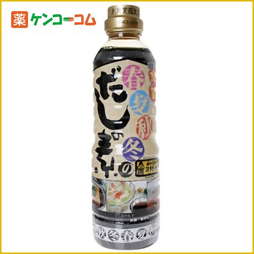 金笛 春夏秋冬 だしの素 500ml[金笛 だしの素(めんつゆ) ケンコーコム]