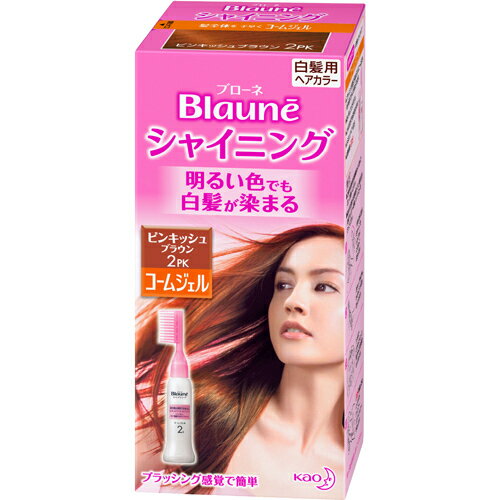 ブローネ シャイニングヘアカラー コームジェル ピンキッシュブラウン/ブローネ/ヘアカラー(おしゃれ染め) 女性用/税込\1980以上送料無料ブローネ シャイニングヘアカラー コームジェル ピンキッシュブラウン[花王 ブローネ ヘアカラー(おしゃれ染め) 女性用 ケンコーコム]